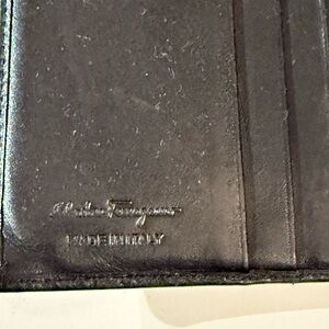 Salvatore Ferragamo Dark Leather Card Holder